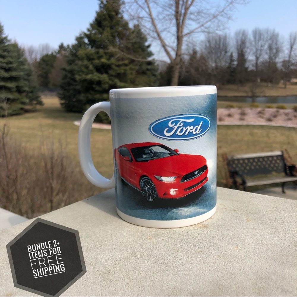 Ford Mustang Collectible Coffee Mug Tea Cup EUC
